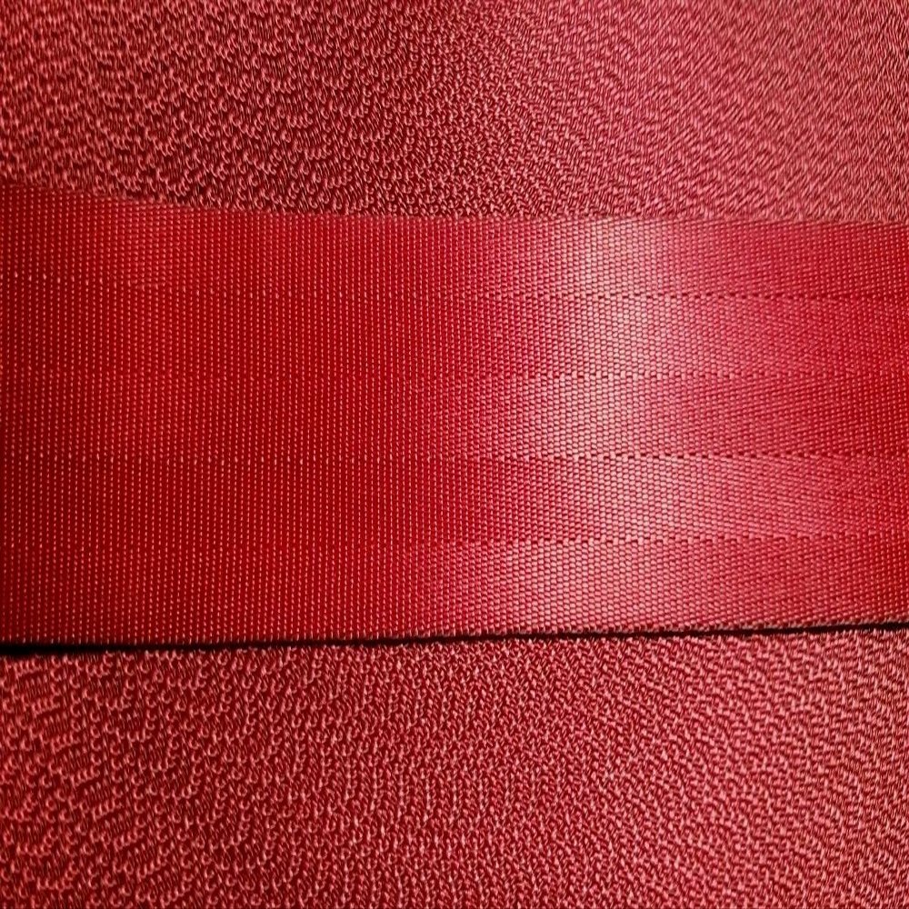 MTP 2" x 5/10 Yards Seat-Belt Black/red/Yellow/Green/Yellow/Blue Polyester Webbing Strap Repair 5 Panel 5000 lbs Heavy Duty Backpack (25 Yards, Burgundy)