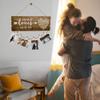 Buecasa Romantic Gifts for Girlfriend Boyfriend Couples Fiance - All of Me Loves All of You Photo Holder with 6 Heart Clips 15.8x6.0 Inches view 3