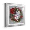 Renditions Gallery Christmas, Canvas Wall Art, Holiday Dcor, Christmas Carol, White Christmas, Chestnuts, Nutcracker, Rudolph, Nativity Mr. Snowman - Silver Framed 34X34 view 2