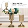 1pc European Style Crystal Glass Flower Vase for Home Decor Delicate Small Desktop Arrangement Container for Living Room Office and Restaurant Centerpieces view 2