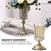 1pc European Style Crystal Glass Flower Vase for Home Decor Delicate Small Desktop Arrangement Container for Living Room Office and Restaurant Centerpieces view 4