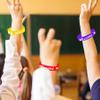 Oringaga 24PCS Welcome Back to School Party Rubber Wristbands, First Day of School Birthday Party Supplies Decorations Gifts Prize Goodie Bag Favors Silicone Wristband view 4