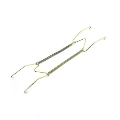 Juvielich Plate Hanger 10" W Type Stainless Steel Plate Hangers Invisible Wall Hooks for Walls Compatible Decorative Plates Hooks Dish Display Holder Golden 1PCS