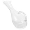 1pc Creative Transparent Glass Decanter Sturdy Wine Container with Handle Elegant Design for Home Bar Restaurant Wine Flavor Easy to Clean view 2
