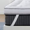 QUEEN ROSE Mattress Topper King, Extra Thick Mattress Pad Cover for Back Pain, Cooling Pillow Top Mattress Bed Topper, Soft Comfort for Firm Mattress, Overfilled Down Alternative, King Size, White view 1