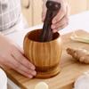 Durable Wood Muddler, Household Garlic Masher Chopper, Bar Accessory and Cocktail Drinkware Tool (7x1. 1x1. 1 inch) view 2