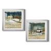 Renditions Gallery Christmas, Canvas Wall Art, Holiday Dcor, Christmas Carol, White Christmas, Chestnuts, Nutcracker, Rudolph, Nativity Silent Night - Silver Framed 34X34 view 1