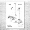 Dustpan & Handle Poster Print, Housekeeper Gift, Dustpan Blueprint, Broom Closet Art, School Janitor, Custodian Gifts Black & White (13 inch x 19 inch) view 1