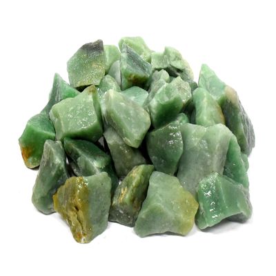 Green Prasiolite Quartz Rough Natural Sparkling Gemstone Crystal Mineral Raw Specimens for Cabbing - Brazil (30PCS)
