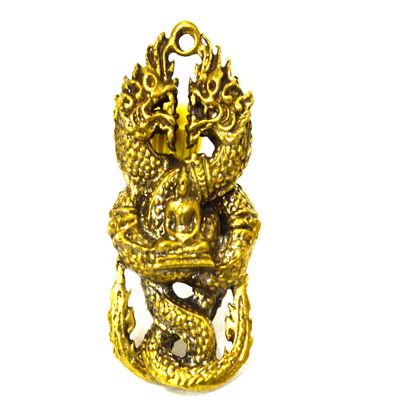Thai Amulet Lucky Duo Nagaraj Phra YaNak snake Love attraction Amulet talisman blessing good luck nice lucky charm gift