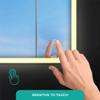 24X60 Rectangle Aluminum Mirror with Framed LED with Features view 2