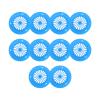 DOITOOL 10pcs Reusable Bbq Plate Holder Trays Plastic Dinnerware for Outdoor Picnics Parties and Barbecues Deep Grooves Prevent Slippage for Family Gatherings and Camping view 1