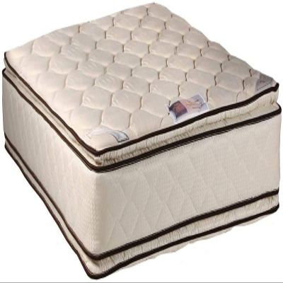 Dream Solutions USA DS USA Coil Comfort Pillow Top 2-Sided Mattress Only with Mattress Cover Protector - Fully Assembled, Orthopedic, Good for Your Back, Long Lasting Comfort (Twin 39"x75"x11")