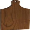 13" Cutting Board, Smoky (Dark) Maple - Made in USA view 1