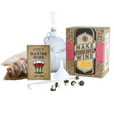 Craft A Brew - Moscato Making Home Kit - Easy Brew Beginners with Ingredients and Supplies  Ultimate Wine Brewer Experience