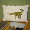 Azeeda 'Parasaurolophus' Canvas Clutch Bag/Accessory Case (CL00022081) view 2