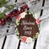 Designsify Christmas Tree Decoration, 106th Birthday Fabulous Since 1918, Circle Ornament A, Gifts for Anniversary Valentines Mom Mothers Fathers Day Party, to Men Women Him Her Friend Mom Dad view 3