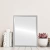 OVALCREST - Rectangle Wooden Beveled Wall Mirror for Home Decor, Bathroom, Vanity, Bedroom, Living Room, Hallway - Silver Spray - 23.1x29.1 Outside Dimensions - London Style view 3