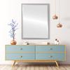 OVALCREST - Rectangle Wooden Beveled Wall Mirror for Home Decor, Bathroom, Vanity, Bedroom, Living Room, Hallway - Silver Spray - 23.1x29.1 Outside Dimensions - London Style view 4