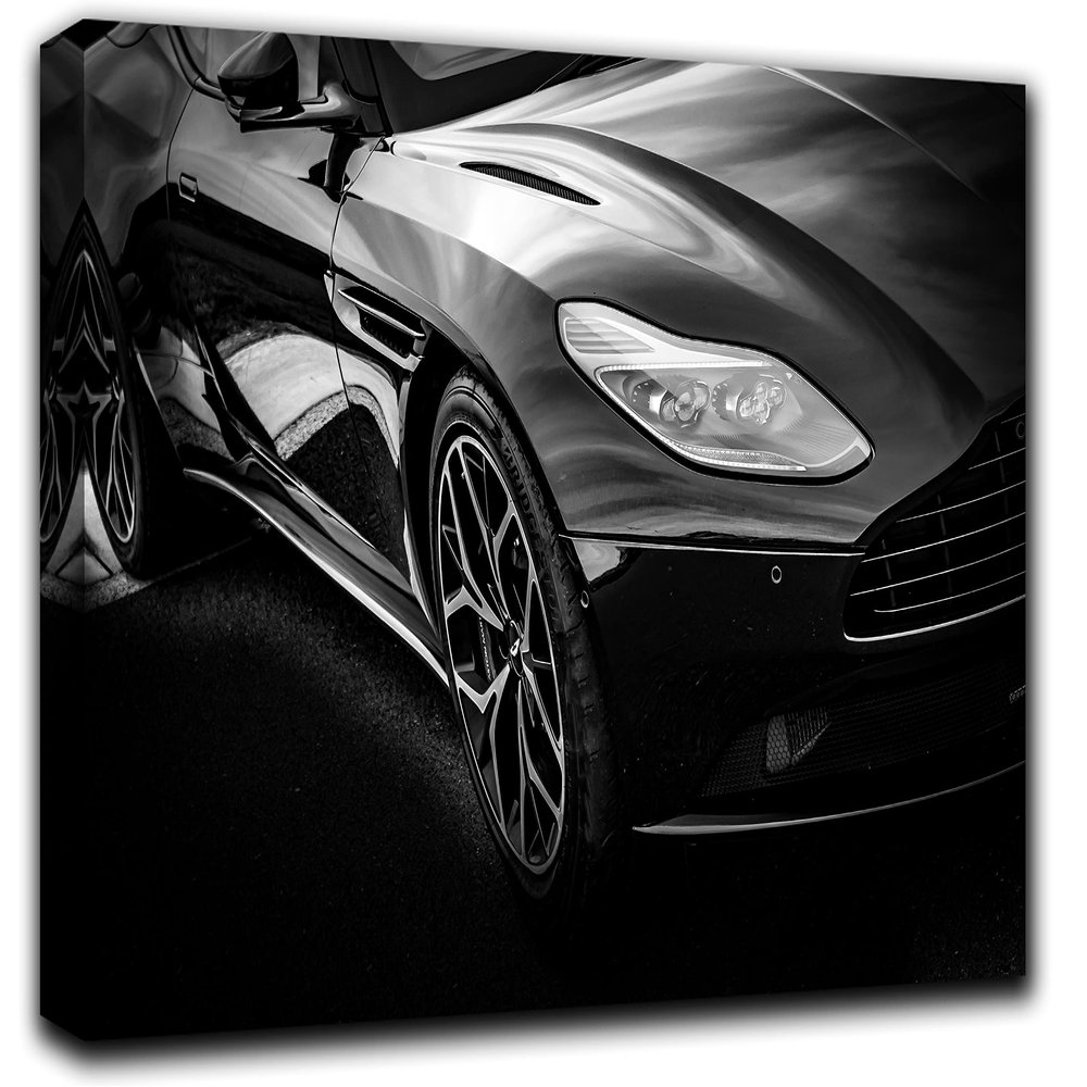 Db11 Sports Car Wall Art Decor Picture Painting Poster Print on Canvas Panels Pieces - Sport Car Theme Wall Decoration Set - Luxury Car Wall Picture for Showroom 17 by 30 in