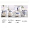 Blue-and-white exquisite ceramic teapot kettle tea cup hollow out tea set chinese tea set drinkware tea ceremony gift-As shown view 2