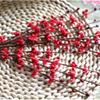 10 Pcs 29.5'' Long Stem Artificial Jasmine Flowers Tall Fake Flower Bouquet Faux Jasmine Plants for Hotel Home Office Kitchen Bedroom Wedding Party DIY Decor (red) view 2