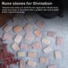 Rose Quartz Rune Stones Set - Polished Stone Elder Futhark Witchcraft Supplies Gemstone Runes Viking Spiritual Stones Norse Pagan Engraved Crystals Divination Tools for Healing Brick Shape (25 Pcs) view 4