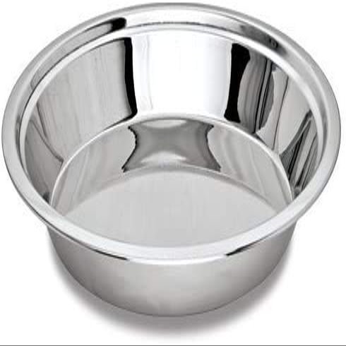 14 Inches Parat Dough Maker Stainless Steel Parant Kitchen untensil Dough Mixer Dough Kneader Silver Colour Pie Pan