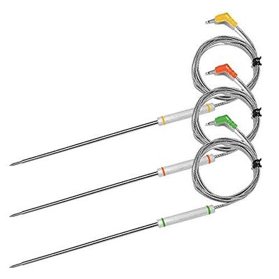 3-Pack Probe Replacement for Thermopro TP20 TP25 TP27 TP930 TP829 TP910 TP826, Thermopro Replacement Probe Meat Probe for TP20 TP25 TP27 TP16 TP08 TP17 TP07 TP17H TP28