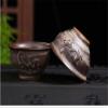 9pcs / set ceramic tea set portable stone grinding semi-automatic porcelain dragon tea harness tea ceremony supplies-B view 2