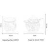 3pcs Lot Blue and White Porcelain Tea Set Home Anti-Scattering Double Cup Tea Set Tea Bowl Travel Portable Tea Set-3pcs_As shown view 2