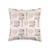 I Heart Books Love Books Pattern Throw Pillow view 1