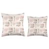 I Heart Books Love Books Pattern Throw Pillow view 3
