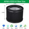 AP001 EE014 Filter, Lichelete 2 Pack True Replacement Filter Compatible with TaoTronics TT-AP001 and VAVA VA-EE014 view 2