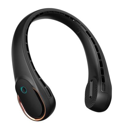FrSara Neck Fan, Bladeless Neck Fan,Upgraded 4000mAh,Long Endurance,Upgraded air volume,Easier to Use,360 Cooling,No Hair Twisting,Non-Slip Material,Rechargeable,3-Speed