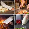 SOLUSTRE 6pcs Stainless Steel Pancake Shovels with Plastic Handle High-temperature Resistant Bbq Baking Tool for Flipping Eggs Burgers Pizza and More view 4