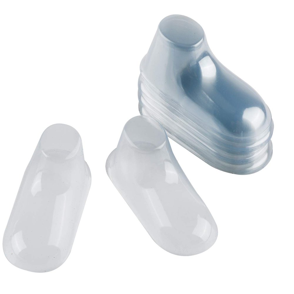 Z-Color 100pcs Clear Plastic Baby Feet Display Showcase,Shoe Trees,Baby Booties, Shoes And Socks (10.5cm)