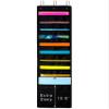ZENXUS Hanging Organizer, 12x12 Paper Storage, Deep Pocket Vinyl Holder, for Cardstock, Scrapbook, Craft Paper, Cut Mat, 3 Door Hooks Included view 1