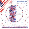 LOMIMOS Independence Day Patriotic Tinsel Garland, Metallic Garland for 4th of July Memorial Day and Veterans Day Decorations, 33 Feet view 2
