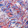 LOMIMOS Independence Day Patriotic Tinsel Garland, Metallic Garland for 4th of July Memorial Day and Veterans Day Decorations, 33 Feet view 4