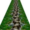 FUSHOU-Graceful 3D Hallway Hall Runners, Meets The Original Background Image Indoor Floor Mat Non-Slip Moisture-Proof Easy Cutting Multipurpose Carpet Runner,A,80x300cm view 1