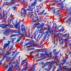 LOMIMOS Patriotic Tinsel Garland, Red White and Blue Metallic Garland for 4th of July, Memorial Day and Veterans Day Decorations, 33 Feet view 4
