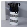 Umbrella Rack Modern White Umbrella Stand, Lightweight and Portable Umbrella Storage Bucket, for Home Hotel Lobby Office, with Drip Tray, 30x15x50cm view 1