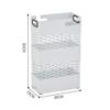 Umbrella Rack Modern White Umbrella Stand, Lightweight and Portable Umbrella Storage Bucket, for Home Hotel Lobby Office, with Drip Tray, 30x15x50cm view 2