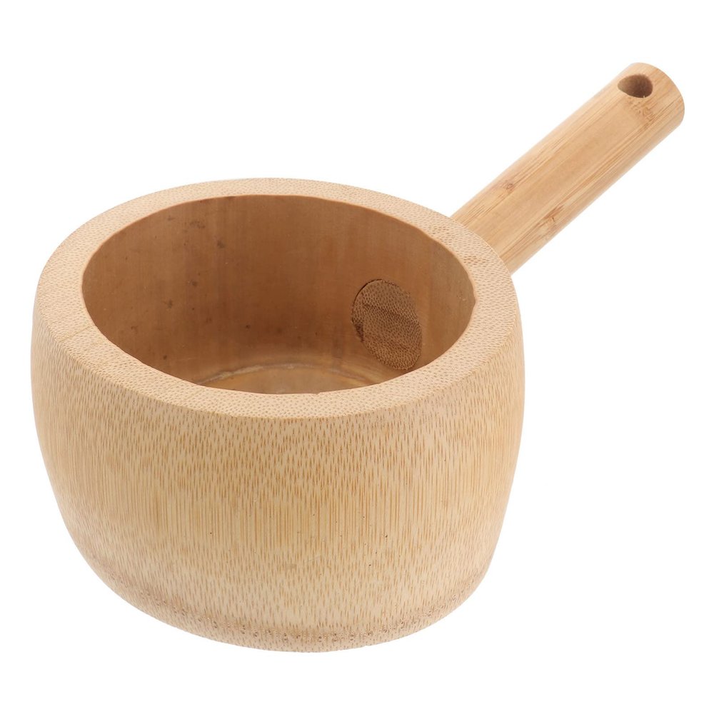 1pc Water Ladle Scoop Spoon Water Spoon Bamboo Scoop