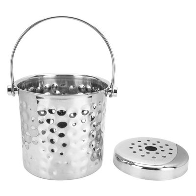 1L Stainess Steel Ice Bucket with Lid Ice Container with Handle Ice for Outdoor Home Bar Party BBQ