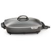Presto 07072 Slimline Griddle (Black, 22") and Presto 06858 Slimline Skillet with Glass Cover (Electric, 16 Inch, Black) view 2