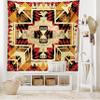 Ambesonne Arrow Tapestry King Size, Inspired Pattern Graphic Design Abstract Art Earth Tones, Wall Hanging Bedspread Bed Cover Wall Decor, 104" X 88", Cream Marigold view 2