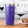PlaqueMaker Personalized Coffee Tumbler with Federal, Local and State Judges - Great for Lawyers, Attorneys, Law Clerks, Legal Students, Paralegals and Legal Secretaries (Purple) view 2