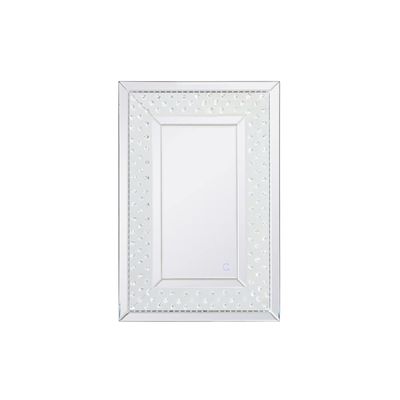 20 x 30 in. Raiden LED Crystal Mirror, Bronze